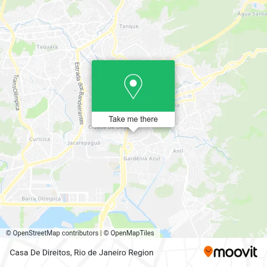 Casa De Direitos map