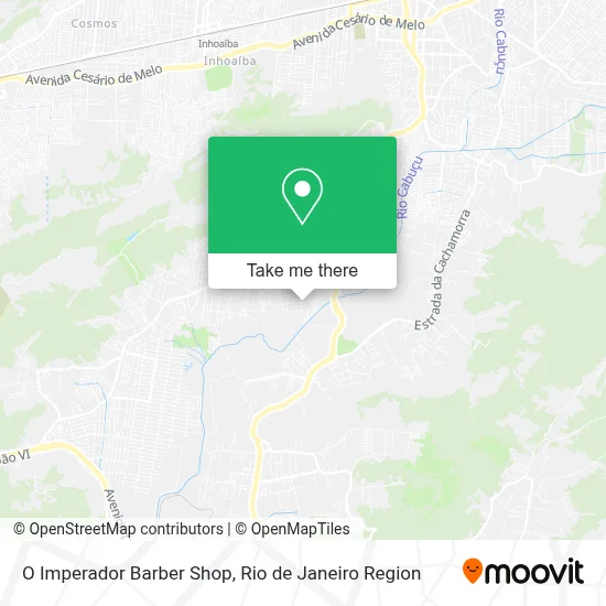 O Imperador Barber Shop map