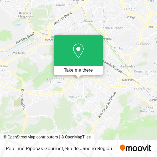 Pop Line Pipocas Gourmet map