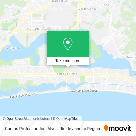 Cursos   Professor Joel Alves map