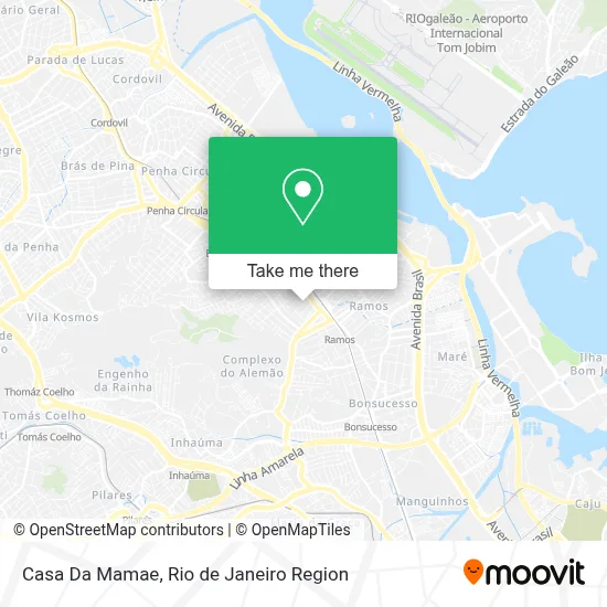 Casa Da Mamae map