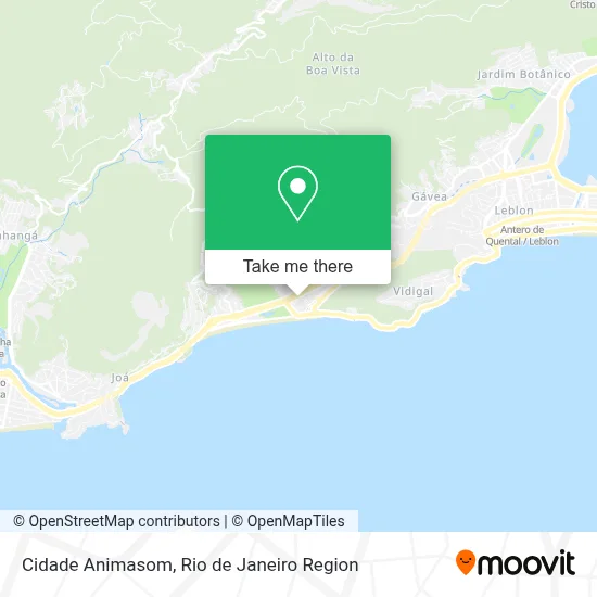 Cidade Animasom map