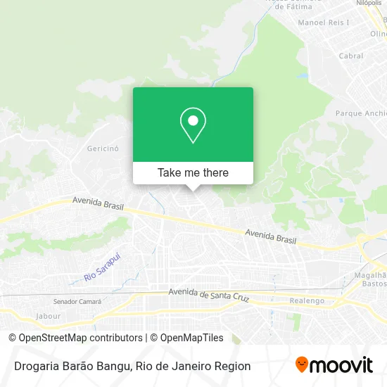 Drogaria Barão Bangu map