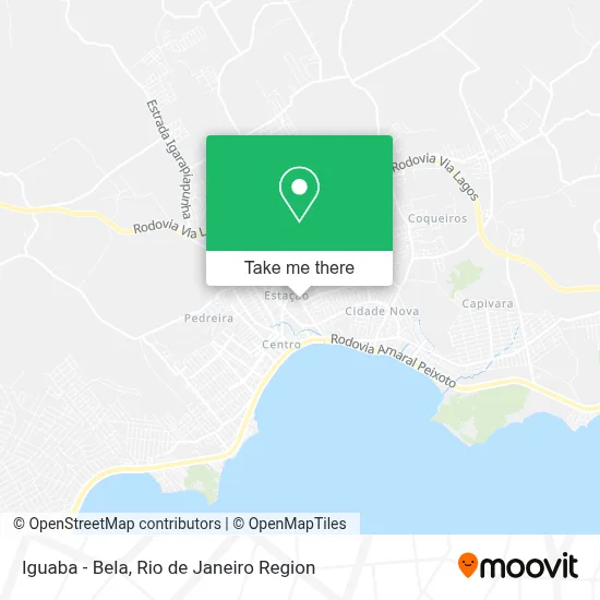 Iguaba - Bela map