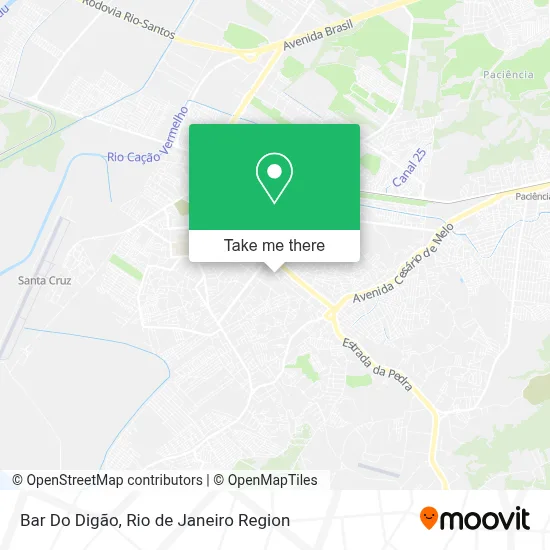 Bar Do Digão map