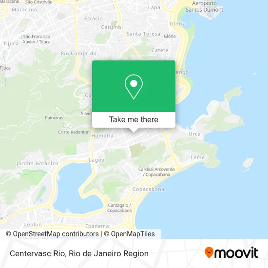 Centervasc Rio map