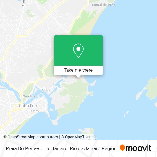 Praia Do Peró-Rio De Janeiro map