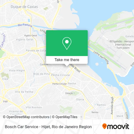 Bosch Car Service - Hijet map
