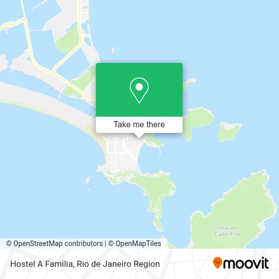 Hostel A Familia map