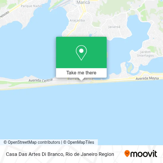 Casa Das Artes Di Branco map