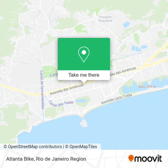 Atlanta Bike map
