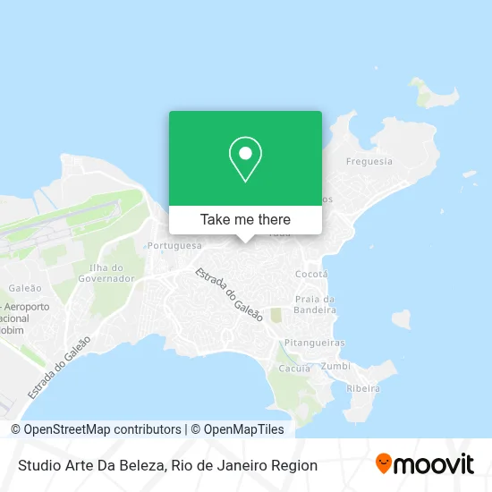 Studio Arte Da Beleza map