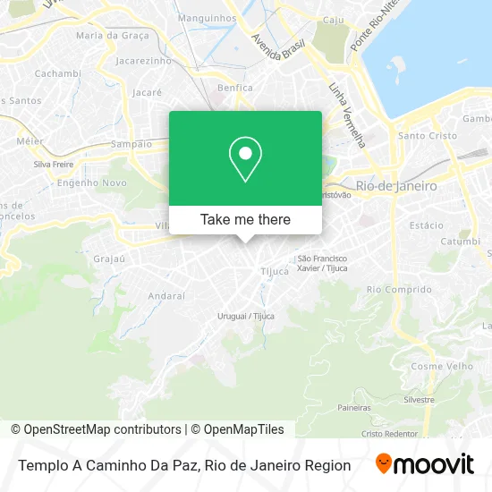 Templo A Caminho Da Paz map