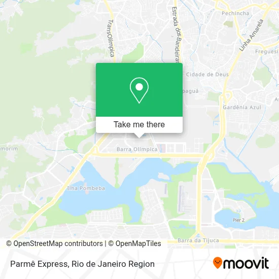 Parmê Express map