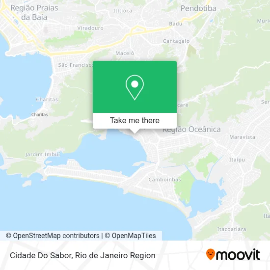 Cidade Do Sabor map