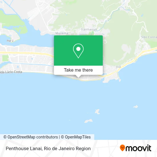 Penthouse Lanai map