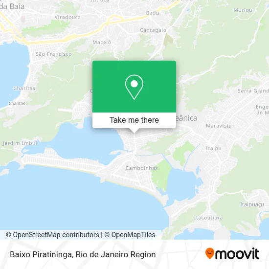 Baixo Piratininga map