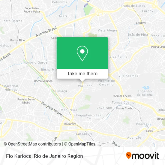 Fio Karioca map