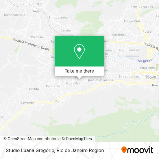 Studio Luana Gregório map