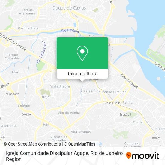 Igreja Comunidade Discipular Agape map