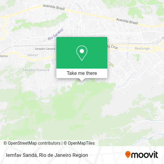 Iemfav Sandá map