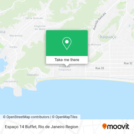 Espaço 14 Buffet map