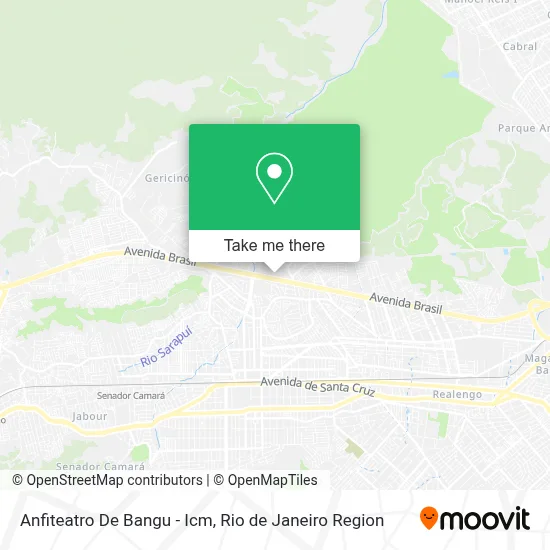 Anfiteatro De Bangu - Icm map