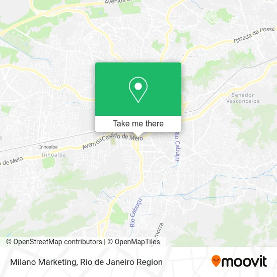 Milano Marketing map