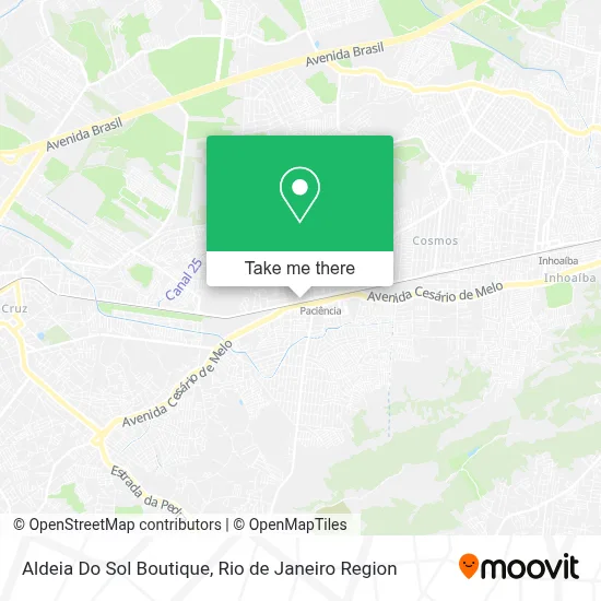 Aldeia Do Sol Boutique map