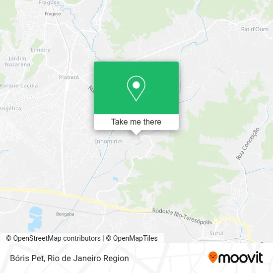 Bóris Pet map