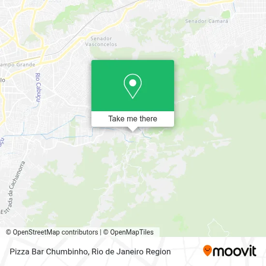 Pizza Bar Chumbinho map