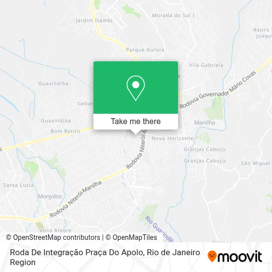 Roda De Integração Praça Do Apolo map