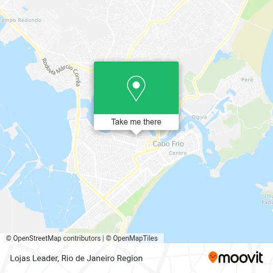 Lojas Leader map
