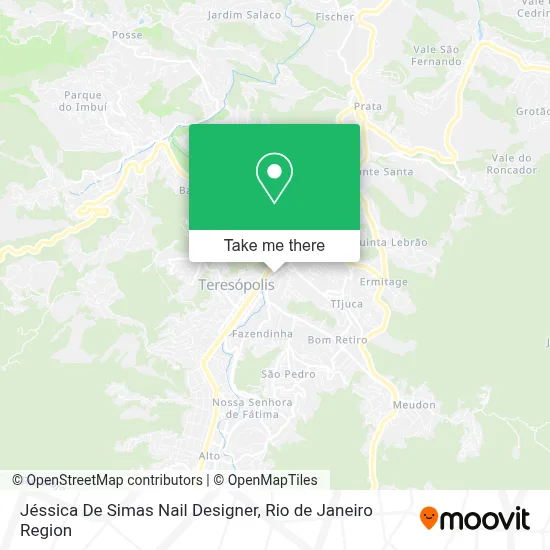 Jéssica De Simas Nail Designer map