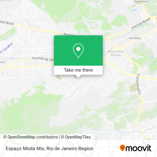 Espaço Moda Mix map