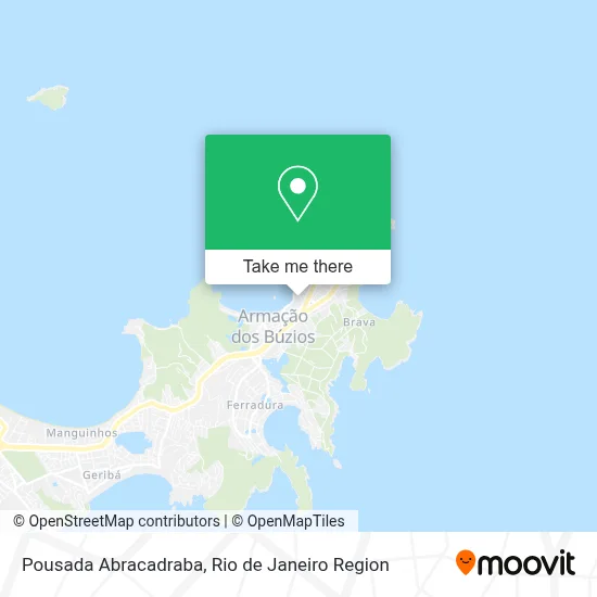 Pousada Abracadraba map