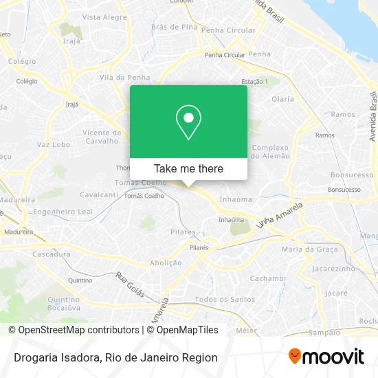 Drogaria Isadora map
