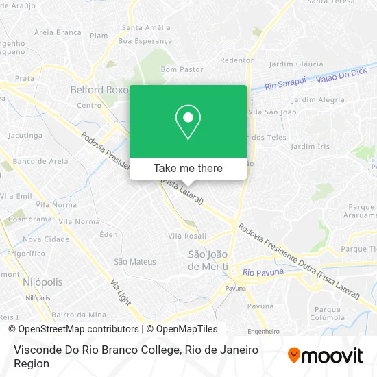Visconde Do Rio Branco College map