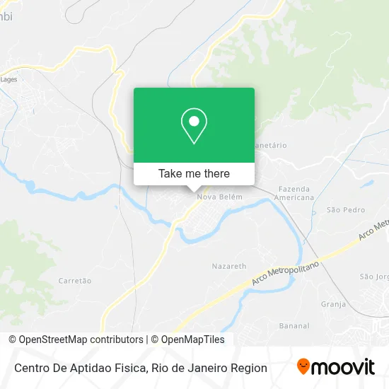 Centro De Aptidao Fisica map