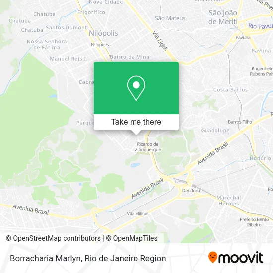 Borracharia Marlyn map