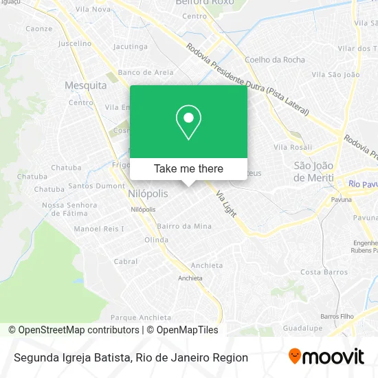 Segunda Igreja Batista map