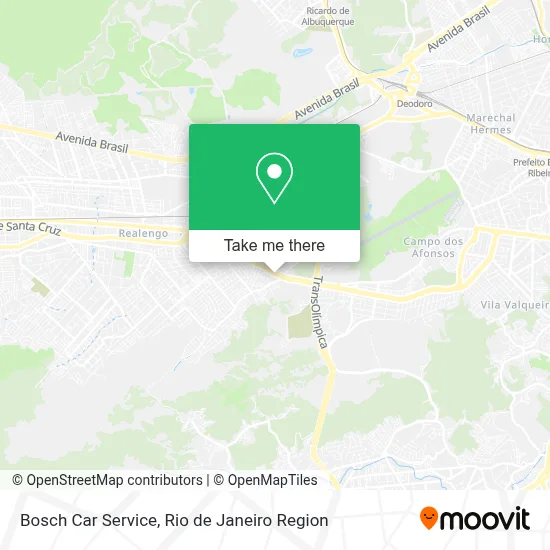 Bosch Car Service map