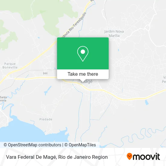 Vara Federal De Magé map