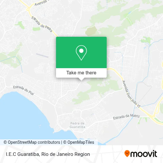I.E.C Guaratiba map
