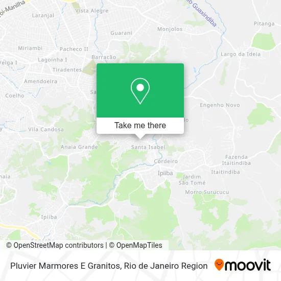 Pluvier Marmores E Granitos map