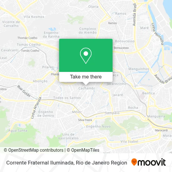 Corrente Fraternal Iluminada map