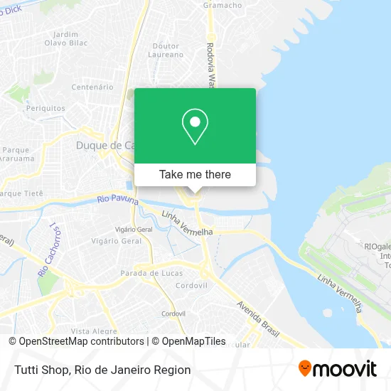 Tutti Shop map