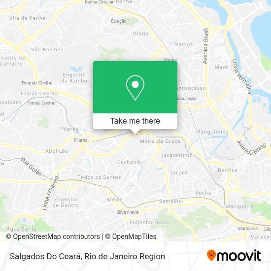 Salgados Do Ceará map