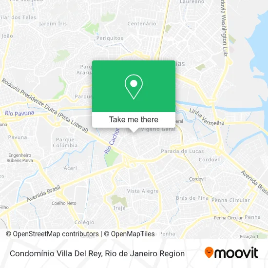 Condomínio Villa Del Rey map