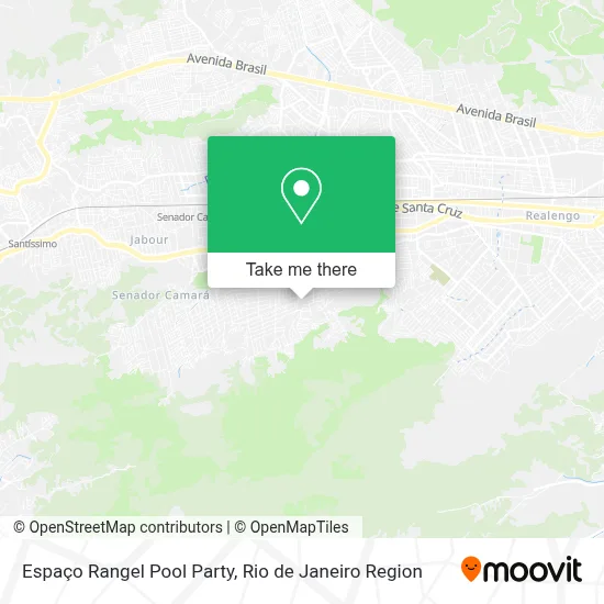 Espaço Rangel Pool Party map